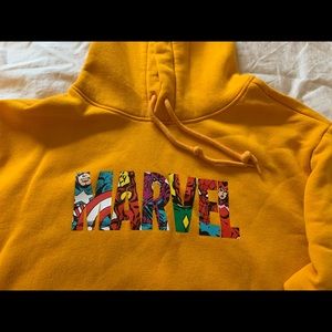 MARVEL DARK YELLOW HOODIE H&M